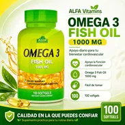 💯 Omega 3 100 tabletas , Interesados al WhatsApp precio 12$ - Img 55848043