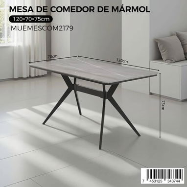 Mesa de comedor de mármol inportado - 2/2