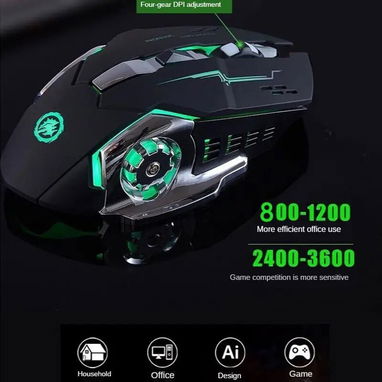 📞53884600.🎇 Mouse GAMER RGB inalámbrico: - DPI configurable🎇 Mensajería disponible.🚴 - Img 119427650