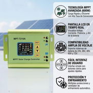Controlador de Carga Solar MPPT MPT-7210A (10A, 600W) - Img 56794529