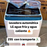 Lavadora automática LG agua fría y agua caliente - Img 57000920