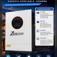 Inversor 6.2 kw . Fase dividida 110 y 220 marca Zeneogk - Img 58338069