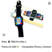Smart watch T900 por Max L nuevos en caja - Img 45696109