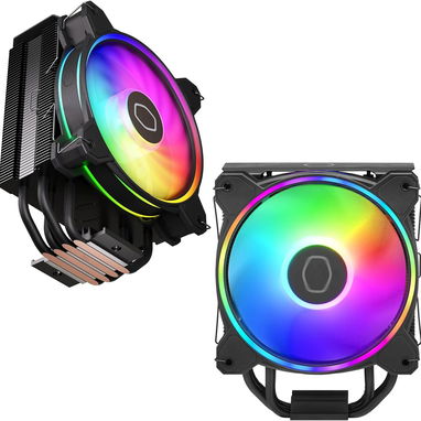 Cooler Master Hyper 212 Black- Dispador de aire color negro para CPU Nuevo en caja - Img 85917132