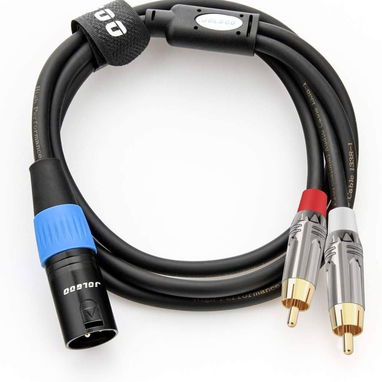 ☎️53544655 🛵 Entrega Disponible ⭐Cable Divisor en Y JOLGOO XLR Macho a 2 RCA Macho ⭐ - Img 126550084