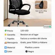 Silla de oficina base metálica - Img 50817713