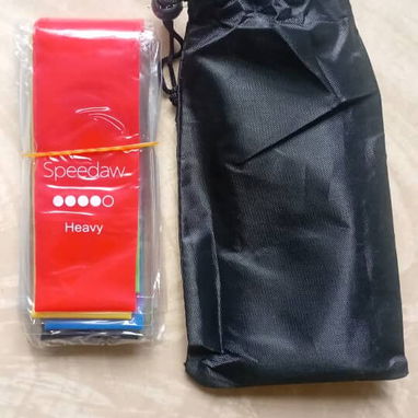 Set de 5 bandas elasticas de resistencia para hacer ejercicios precio 15 usd - 4/4