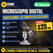 🔬 Microscopio Digital de hasta 1600X para Celular con Base de Metal | $25 USD - Img 58411224