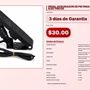PEDAL ACELERADOR DE PIE PARA VEHÍCULOS ELÉCTRICOS . - Img 57216018