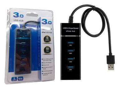 Regletas USB 3.0 de 4 y 7 puertos de excelente calidad y nuevas en caja - Img main-image