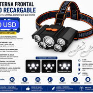 Linterna frontal led recargable - Img 55980496