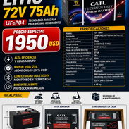 BATERIA DE LITIO DE 72V 75Ah - Img 57144611