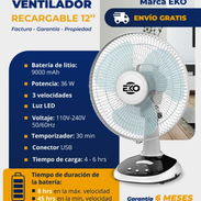 Ventilador Recargable de Mesa EKO - Img 58230935