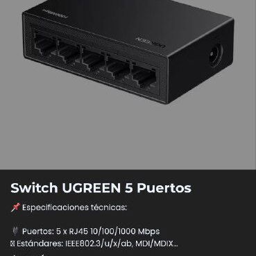 Switch de 5 a 16 puertos nuevo en caja sellado mas garantia somos tieda fisica. 54741004 - Img 97597606