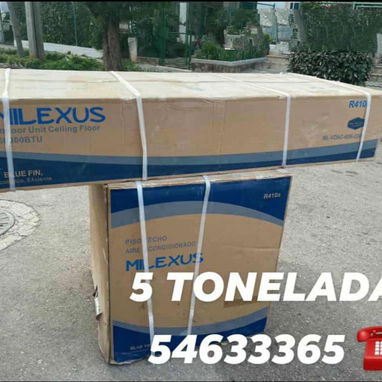 AIRE ACONDICIONADO TIPO SPLIT 5 TONELADAS MILEXUS, PISO TECHO - Img 121583595