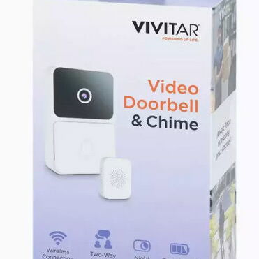Timbre inteligente con cámara WiFi//cámara WiFi integrada e intercomunicador integrados//Auo bidireccional//Recargable - Img 104589408