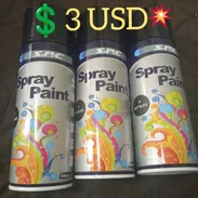 Pintura spray negro mate - Img 55500048