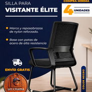 🪑SILLA VISITANTE ELITE 🪑 COLOR BLANCO Y NEGRO. ENTREGA GRATIS CON FACTURA. TL 54833699 - Img 56426852