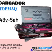 Cargador de bicimoto topmaq y batería de moto eléctrica - Img 45465704