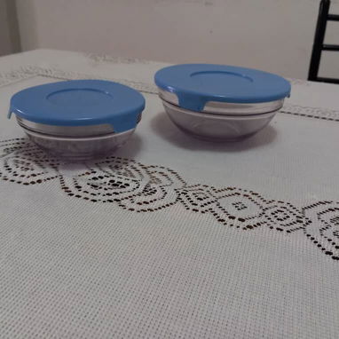 JUEGO DE RECIPIENTES DE CRISTAL CON TAPA - 3/5