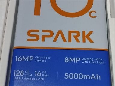 Celular CELULAR. CELULAR.. TECNO SPARK 10C 16G/128GB tecno spark 10c dual SIM TECNO SPARK MICA DE VIDRIO tecno spark 10c - Img main-image