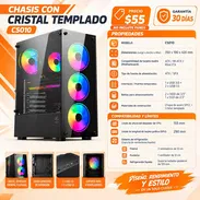 CHASIS GAMER CS010 CON CRISTAL TEMPLADO. REBAJA - Img 58328692