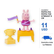 Hasbro Peppa Pig Peppa The Gymnast 6 cm - Img 58468966
