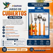 JUEGO DE CUBIERTOS DE 24 PIEZAS - Img 56240229
