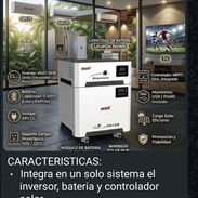 CARACTERISTICAS: - Integra en un solo sistema el inversor, bateria y controlador solar - Voltaje: 120V - 240V - - Img 54881217
