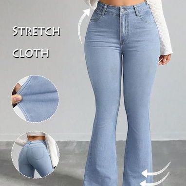 Jeans campana y tubo de mujer - Img 115144762