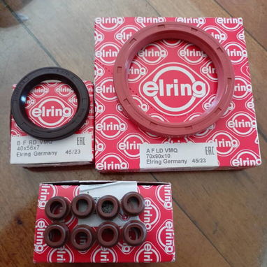 Retenes cigueñal delantero (distribución) y trasero Lada - Img 105974495