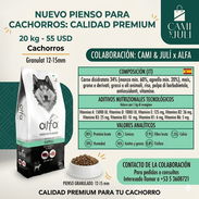 PIENSOS PARA PERROS CACHORROS DE LA MEJOR CALIDAD MENSAJERÍA GRATIS DEPENDIENDO EL LUGAR - Img 55589319