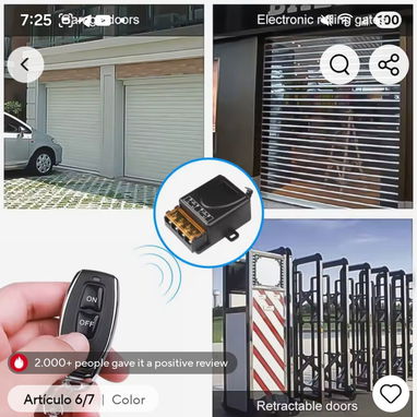 💯💯Interruptor inteligente con mando 10A 220V - Img 113905538
