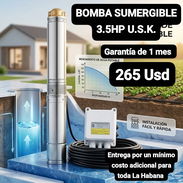 BOMBA SUMERGIBLE 3.5HP U.S.K, Garantía de 1 mes, Entrega por un mínimo costo adicional para toda La Habana - Img 55603580