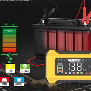 🔌 Cargador de Baterías Inteligente 12V/24V - Reparador de Pulso - LiFePO4 - NUEVO - $60 - 2/3