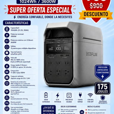 Estaciones de energía portatil - 2/3