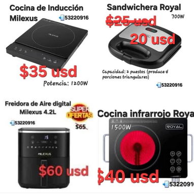 ‼️Ollas, Freidoras de Aire, Microwave, Ventiladores‼️👉 FACTURA, GARANTÍA Y MENSAJERÍA‼️53220916 - Img 126526194