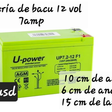 12vol 7 amp baterias de baku - Img 123026384