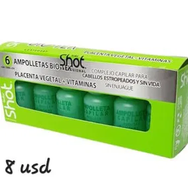 Ampolletas BIO-Tek para cabellos maltratados nuevos - Img 83683533