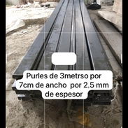 💫💫PURLES DE 3 METROS DE LARGO X 7 CM DE ANCHO Y 2 MM DE GRSOR GALBANIZADOS .MAXIMA CALIDAD - Img 53932994