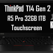 Laptop Lenovo ThinkPad T14 Gen 2 14", 32 GB de RAM, SSD de 1 TB, AMD 6-Core Ryzen 5 Pro 5650U (Beat i7-1165G7) "Nueva 0K - Img 44764767