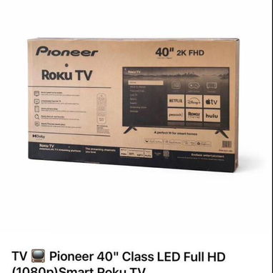Smart TV pioneer 40 pulgadas Full HD 2K nuevo con garantĂa y mensajerĂa ! - Img 116328644