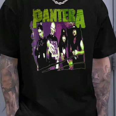Pullovers negros de rock con diseños de grupos, logos y portadas de discos de rock & roll, - Img 114033472