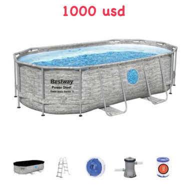 ☀️Gran variedad de piscinas de Diferentes tamaños y modelos nuevas en su caja.✅ Modelos: 1- Bestway con su filtro recirc - Img 123002666