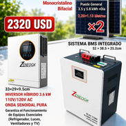 Batería + inversor + 2 paneles solares - Img 55909199