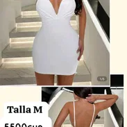 Vestido blanco ajustado talla M - Img 54277869