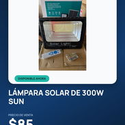Lámpara solar de 300w SUN - Img 57637235