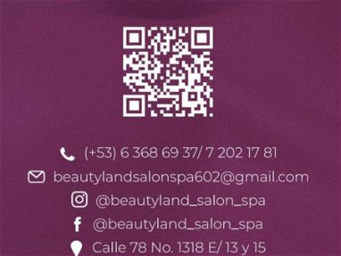 Salón de belleza Beautyland, Playa, calle 78 num #1318 e/13y15, para recibir nuestro catálogo escríbanos al WhatsApp - Img 67828446