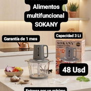 Moledora/Picadora/Procesador de Alimentos multifuncional SOKANY, Garantía de 1 mes, Entrega por un mínimo costo adiciona - Img 57232947