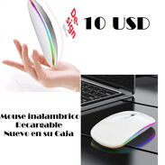 Mouse inalambrico recargable (no necesita pilas), nuevos ---- 54268875 --- Mensajeria disponible - Img 45374881